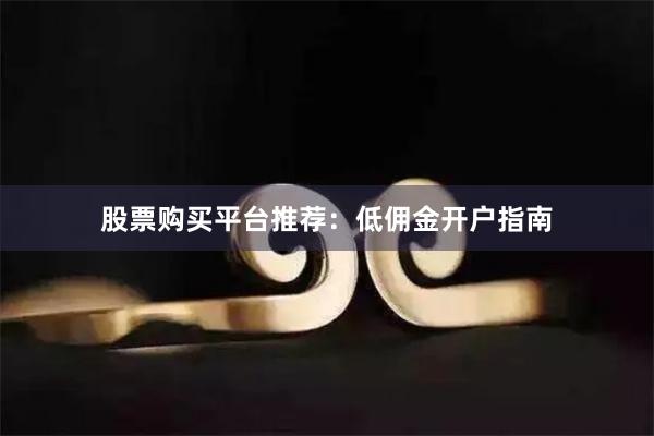 股票购买平台推荐：低佣金开户指南